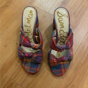 💜 Sam Edelman multi color mules 💜